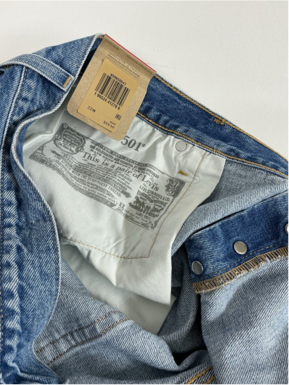 501 Levi’s shorts plus size top - Picture 9 of 9